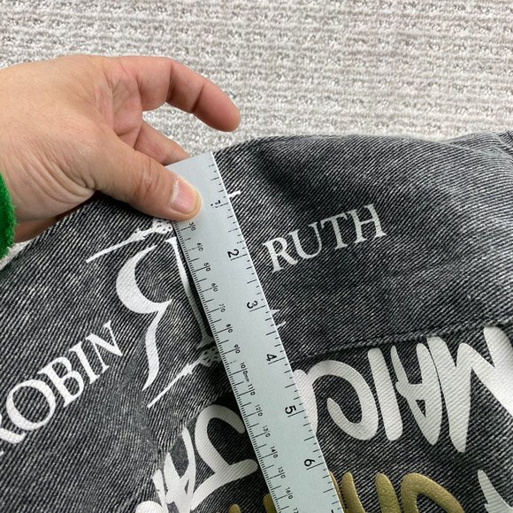 Jamaica Women's Shoulder Bag 14" X 10" X 4" Gray Robin Ruth - ZIPPER DEFECT - Picture 12 of 13